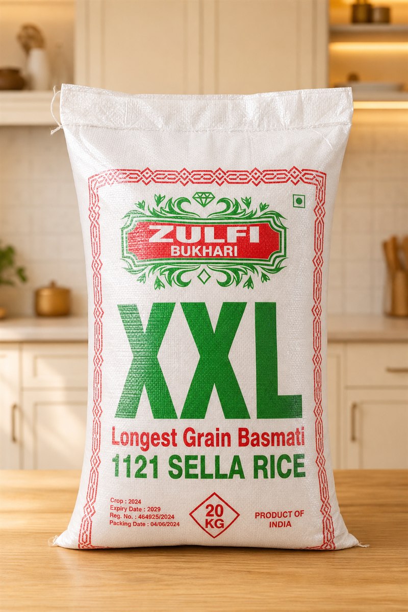 Zulfi Bukhari premium basmati rice with free delivery across Kuwait